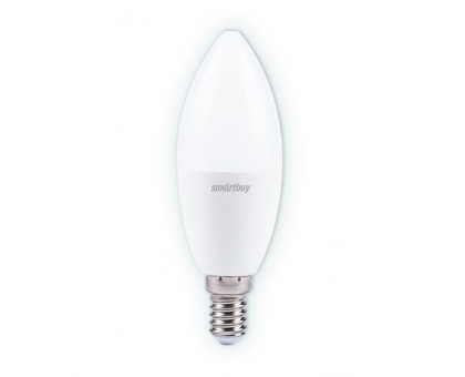 Светодиодная (LED) лампа Smartbuy-C37-9,5W/4000 (SBL-C37-9_5-40K-E14) Е14 Свеча 9,5 Вт Холодный белый