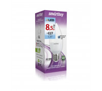 Светодиодная (LED) лампа Smartbuy-C37-9,5W/6000 (SBL-C37-9_5-60K-E27) Е27 Свеча 9,5 Вт Дневной белый