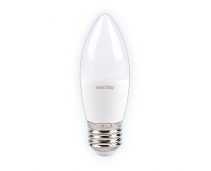 Светодиодная (LED) лампа Smartbuy-C37-9,5W/6000 (SBL-C37-9_5-60K-E27) Е27 Свеча 9,5 Вт Дневной белый