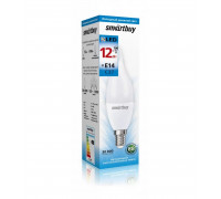 Светодиодная (LED) лампа Smartbuy 12Вт Е27 6000K Свеча на ветру (SBL-C37Can-12-60K-E27) Дневной белый свет