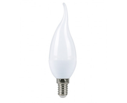 Светодиодная (LED) лампа Smartbuy-C37-05W/3000/E14 (SBL-C37Tip-05-30K-E14) Е14 Свеча на ветру 5 Вт Теплый белый