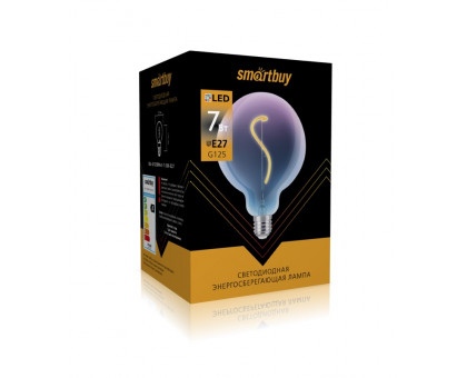 Светодиодная (LED) лампа ART Smartbuy-G125BP-7W/2000/E27/20 Е27 Шар 7 Вт Теплый белый