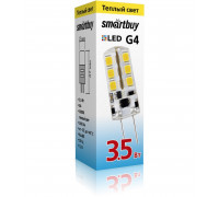 Светодиодная (LED) лампа Smartbuy 3,5Вт 3000K Капсула (SBL-G4 3_5-30K) Теплый белый свет