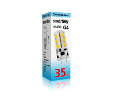 Светодиодная (LED) лампа Smartbuy-G4-3_5W/4000/G4 (SBL-G4 3_5-40K) G4 Капсула 3,5 Вт Холодный белый