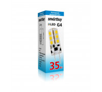 Светодиодная (LED) лампа Smartbuy-G4-3_5W/6400/G4 (SBL-G4 3_5-64K) G4 Капсула 3,5 Вт Дневной белый