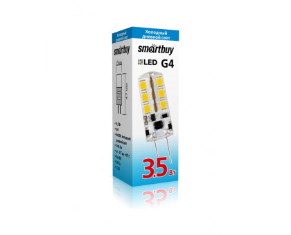 Светодиодная (LED) лампа Smartbuy-G4-3_5W/6400/G4 (SBL-G4 3_5-64K) G4 Капсула 3,5 Вт Дневной белый