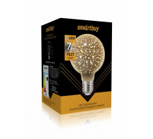 Светодиодная (LED) лампа ART Smartbuy-G80-7W/2000/E27 (SBL-G80BPArt-7-20K-E27) Е27 Шар 7 Вт Теплый белый