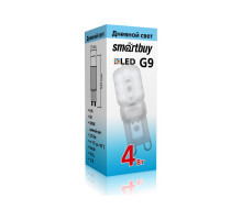 Светодиодная (LED) лампа Smartbuy-G9-4W/4000/G9 (SBL-G9 04-40K) G9 Капсула 4 Вт Холодный белый