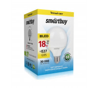 Светодиодная (LED) лампа Smartbuy-G95-18W/3000/E27 (SBL-G95-18-30K-E27) Е27 Шар 18 Вт Теплый белый