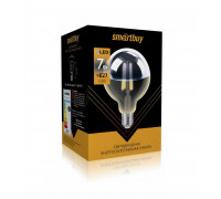 Светодиодная (LED) лампа ART Smartbuy-G95Хром-7W/3000/E27 (SBL-G95ChromeArt-7-30K-E27) Е27 Шар 7 Вт Теплый белый