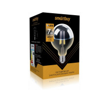 Светодиодная (LED) лампа ART Smartbuy-G95Хром-7W/3000/E27 (SBL-G95ChromeArt-7-30K-E27) Е27 Шар 7 Вт Теплый белый