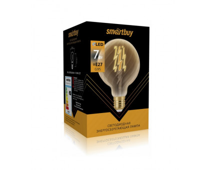 Светодиодная (LED) лампа ART Smartbuy-G95Gold-7W/3000/E27 (SBL-G95GoldArt-7-30K-E27) Е27 Шар 7 Вт Теплый белый