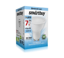 Светодиодная (LED) лампа Smartbuy-Gu10-07W/4000 (SBL-GU10-07-40K-N) GU10 Рефлектор 7 Вт Холодный белый