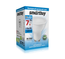 Светодиодная (LED) лампа Smartbuy-Gu10-07W/6000 (SBL-GU10-07-60K) GU10 Рефлектор 7 Вт Дневной белый