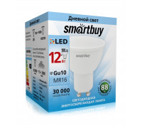 Светодиодная (LED) лампа Smartbuy-Gu10-12W/4000 (SBL-GU10-12-40K) GU10 Рефлектор 12 Вт Холодный белый