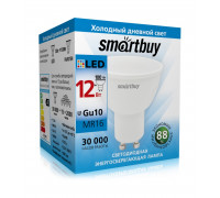Светодиодная (LED) лампа Smartbuy-Gu10-12W/6000 (SBL-GU10-12-60K) GU10 Рефлектор 12 Вт Дневной белый