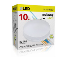 Светодиодная (LED) лампа Smartbuy 10Вт 3000K Таблетка (SBL-GX-10W-3K) Теплый белый свет