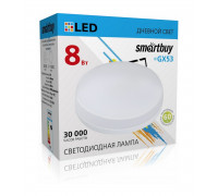 Светодиодная (LED) лампа Smartbuy 8Вт GX53 4000K Таблетка (SBL-GX-8W-4K) Холодный белый свет