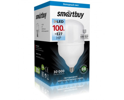 Светодиодная (LED) лампа Smartbuy 100Вт 6500K Трубчатая (SBL-HP-100-65K-E27) Дневной белый свет