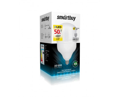 Светодиодная (LED) лампа Smartbuy 50Вт K Трубчатая (SBL-HP-50-4K-E27) Холодный белый свет