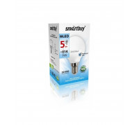 Светодиодная (LED) лампа Smartbuy-P45-05W/4000/E14 (SBL-P45-05-40K-E14) Е14 Шар 5 Вт Холодный белый