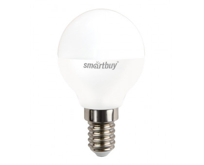 Светодиодная (LED) лампа Smartbuy-P45-05W/4000/E14 (SBL-P45-05-40K-E14) Е14 Шар 5 Вт Холодный белый