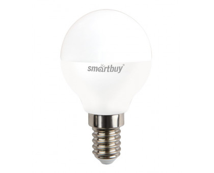 Светодиодная (LED) лампа Smartbuy-P45-07W/4000/E14 (SBL-P45-07-40K-E14) Е14 Шар 7 Вт Холодный белый