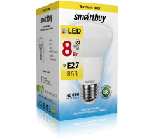Светодиодная (LED) лампа Smartbuy-R63-08W/3000/E27 (SBL-R63-08-30K-E27) Е27 Рефлектор 8 Вт Теплый белый
