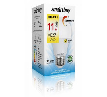 Светодиодная (LED) лампа Smartbuy 11Вт 3000K Груша (SBL-A60D-11-30K-E27) Теплый белый свет