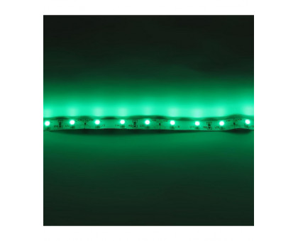 Светодиодная (LED) лента ICLED 12В 3528 60 led/m IP33 4,8 Вт/м (26949) Зеленый свет