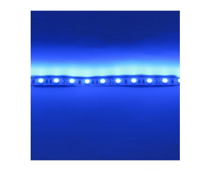 Светодиодная (LED) лента ICLED 12В 5050 60 led/m IP33 14,4 Вт/м (28365) Синий свет