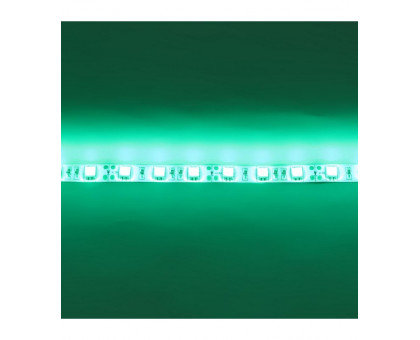 Светодиодная (LED) лента ICLED 12В 5050 60 led/m IP65 14,4 Вт/м (28551) Зеленый свет