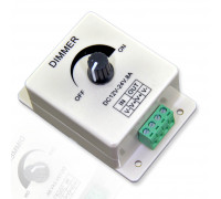 Диммер для светодиодной (LED) ленты ICLED 12-24В 8А 96/192 Вт (28723) с потенциометром