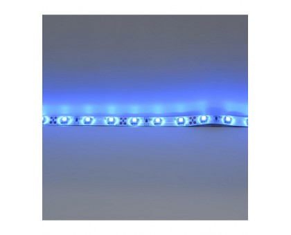 Светодиодная (LED) лента ICLED 12В 3528 60 led/m IP65 4,8 Вт/м (28890) Синий свет