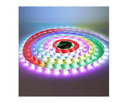 Светодиодная (LED) лента ICLED 12В 5050 30 led/m IP65 7,2 Вт/м (30182) RGB свет