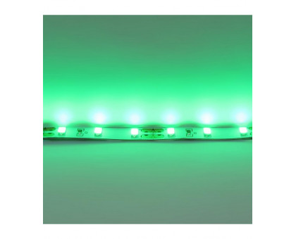 Светодиодная (LED) лента ICLED 12В 5730 60 led/m IP33 12 Вт/м (30428) Зеленый свет