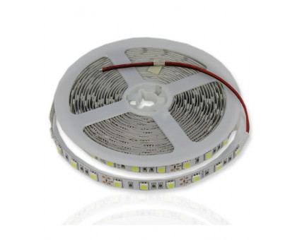 Светодиодная (LED) лента ICLED 12В 5050 60 led/m IP33 14,4 Вт/м (30905) Холодный белый свет