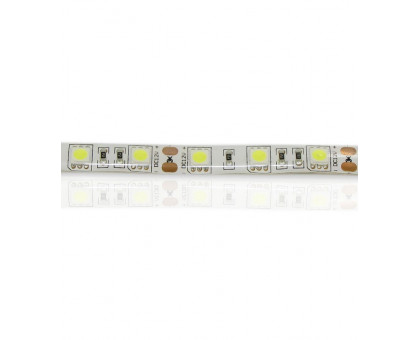 Светодиодная (LED) лента ICLED 12В 5050 60 led/m IP65 14,4 Вт/м (30924) Холодный белый свет