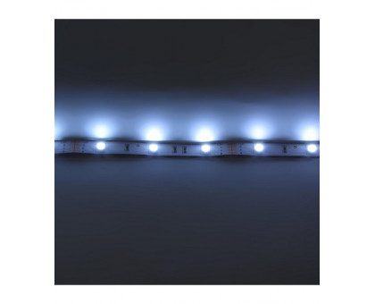 Светодиодная (LED) лента ICLED 12В 5050 30 led/m IP33 7,2 Вт/м (52699) Холодный белый свет
