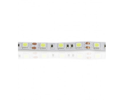 Светодиодная (LED) лента ICLED 12В 5050 60 led/m IP33 14,4 Вт/м (52715) Холодный белый свет