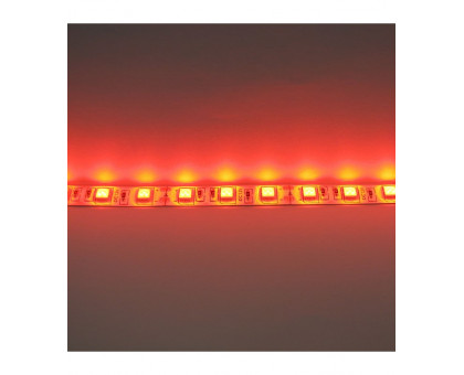Светодиодная (LED) лента ICLED 12В 5050 60 led/m IP65 14,4 Вт/м (52724) Красный свет