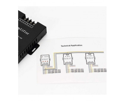 Усилитель RGB для светодиодной (LED) ленты ICLED 5-24В 30А 150-720 Вт (55766)