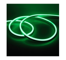 Светодиодный (LED) гибкий неон ICLED 220В IP65 9,6 Вт/м (56542) Зеленый свет
