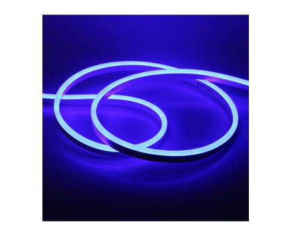 Светодиодный (LED) гибкий неон ICLED 220В IP65 9,6 Вт/м (56545) Синий свет