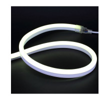 Светодиодный (LED) гибкий неон ICLED 220В IP65 9,6 Вт/м (57461) Холодный белый свет