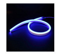 Светодиодный (LED) гибкий неон ICLED 220В IP65 9,6 Вт/м (57463) Синий свет