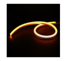 Светодиодный (LED) гибкий неон ICLED 220В IP65 9,6 Вт/м (57467) Желтый свет