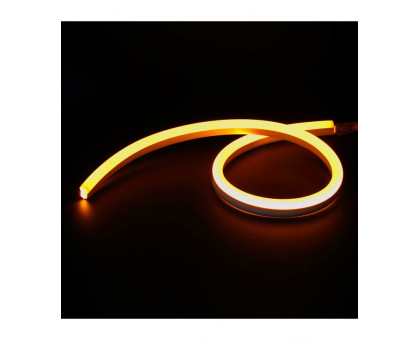 Светодиодный (LED) гибкий неон ICLED 220В IP65 9,6 Вт/м (57467) Желтый свет
