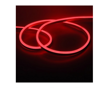 Светодиодный (LED) гибкий неон ICLED 12В IP65 9,6 Вт/м (57617) Красный свет