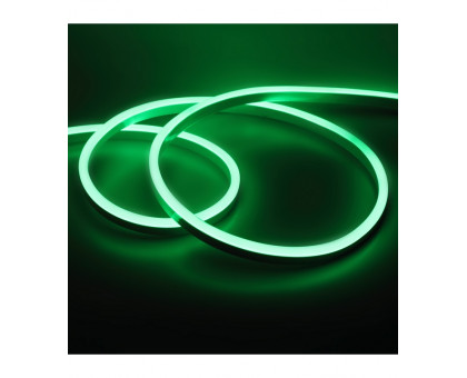 Светодиодный (LED) гибкий неон ICLED 12В IP65 9,6 Вт/м (57618) Зеленый свет
